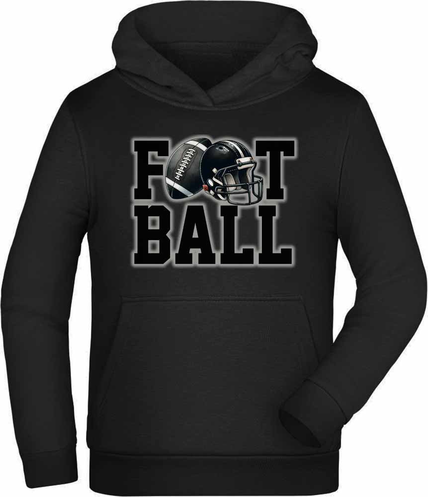Children's Hooded Sweatshirt Hoodie - American Football Lettering i509
